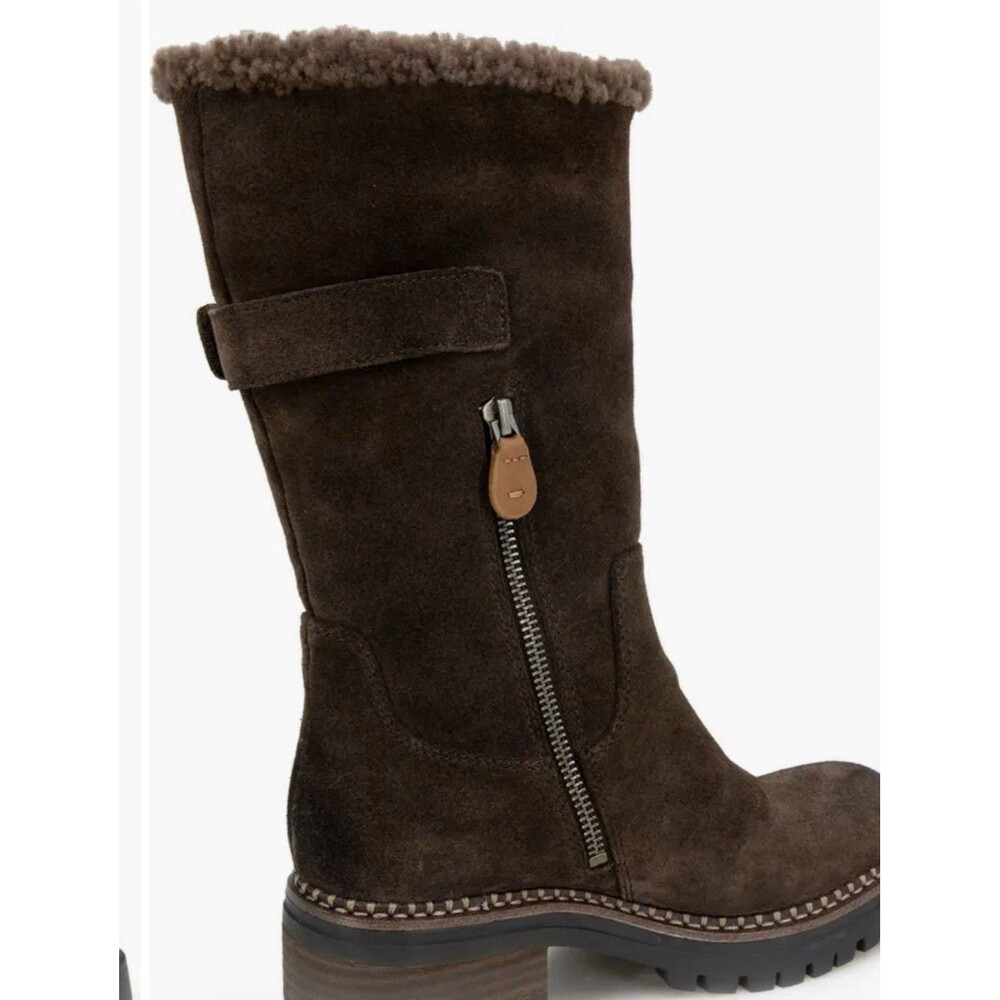 NEW GENTLE SOULS Bradford Faux Shearling Trim Boot Size 7 With Flaw $319 - Picture 5 of 7